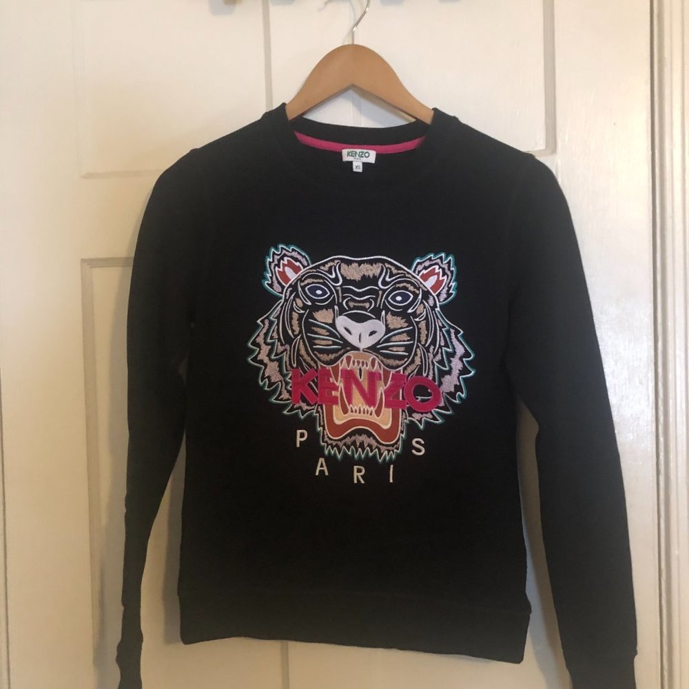 kenzo paris tiger hoodie for woman